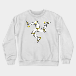 Isle of Mann Flag - Manx Triskelion Crewneck Sweatshirt